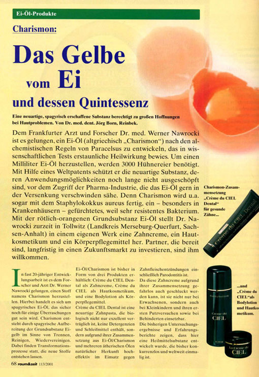 Artikel aus der Zeitschrift "Raum -und-Zeit" 1